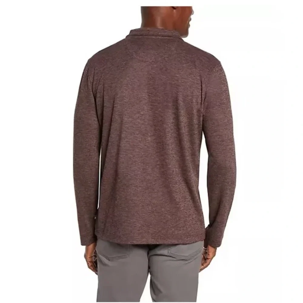 Gap Men Half Zip Pullover Sweater Port Royale Maroon Small NWT